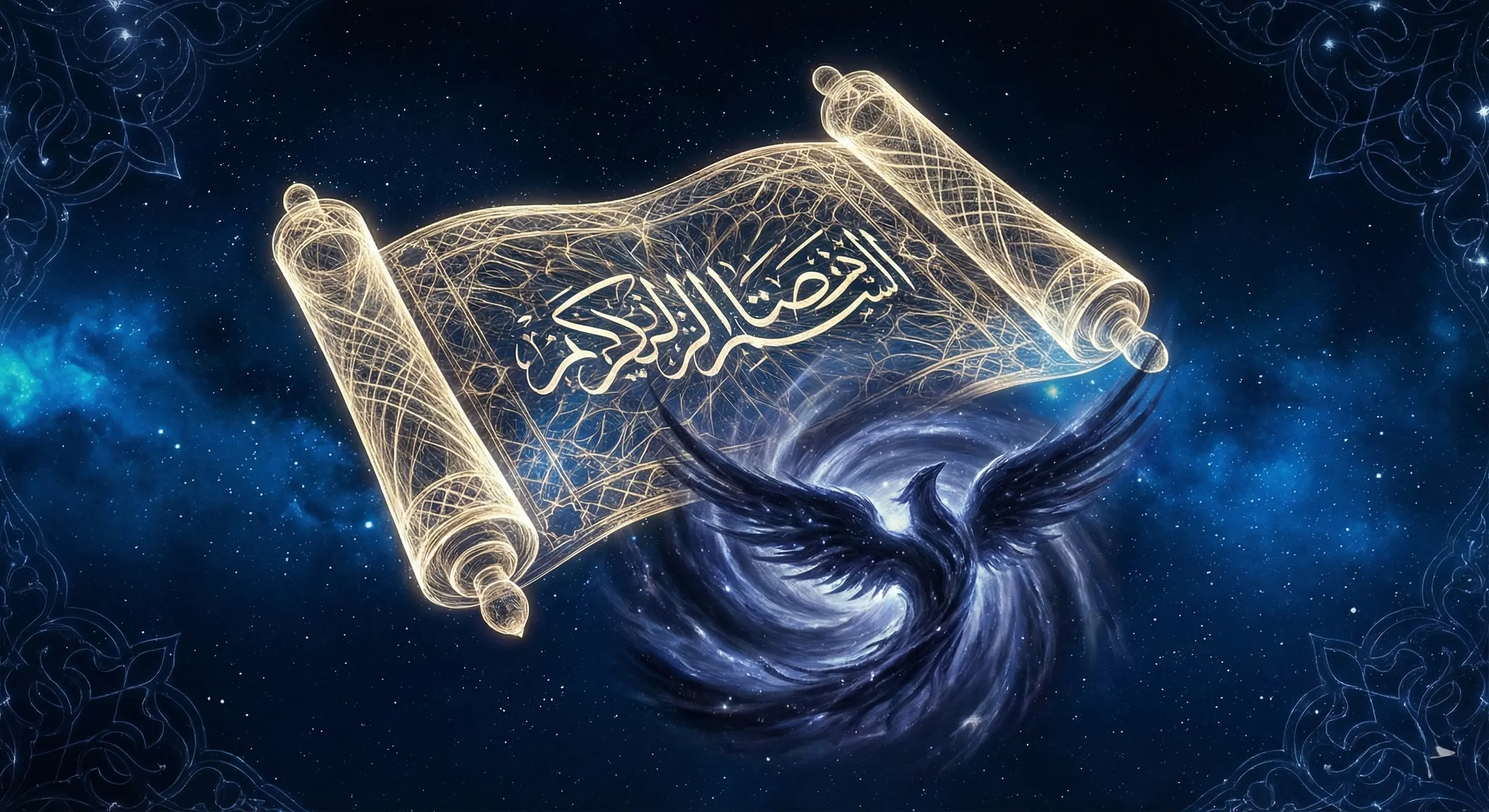 Abstract concept of Divine Decree and Angel of Death