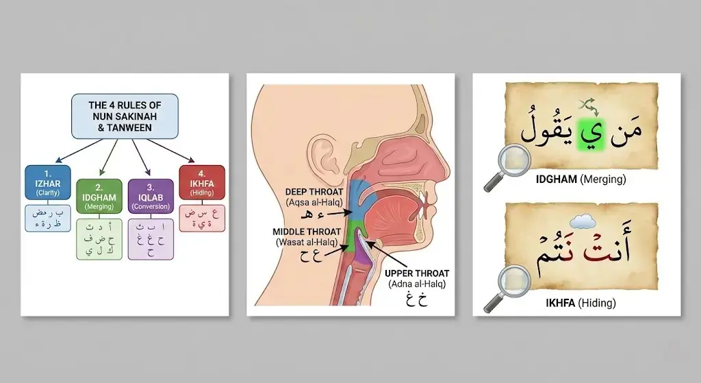 Nun Sakinah Rules Diagram